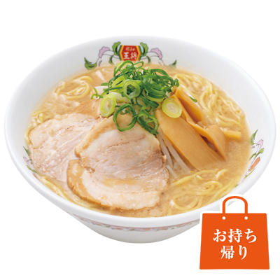 餃子の王将ラーメン(醤油豚骨ベース)