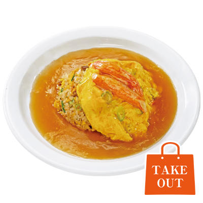 Tenshin-Chahan: Omelette on Fried Rice